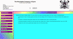 Desktop Screenshot of dyerscompany.co.uk