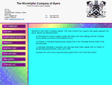 Tablet Screenshot of dyerscompany.co.uk